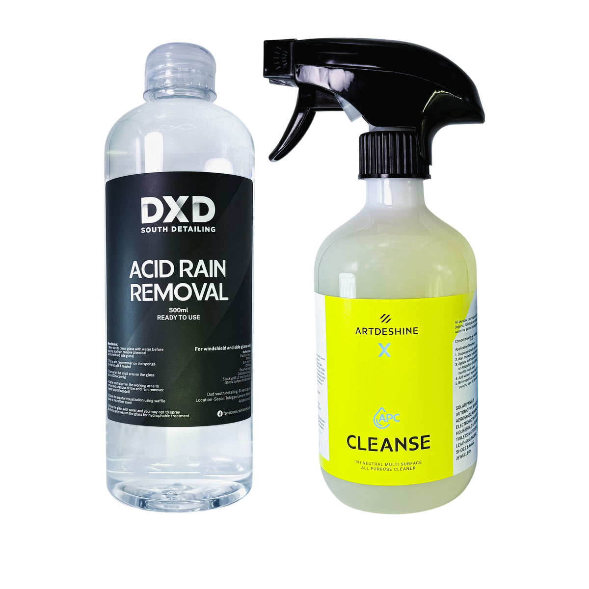 Acid Rain Remover (500ml) + APC Cleanse (500ml)