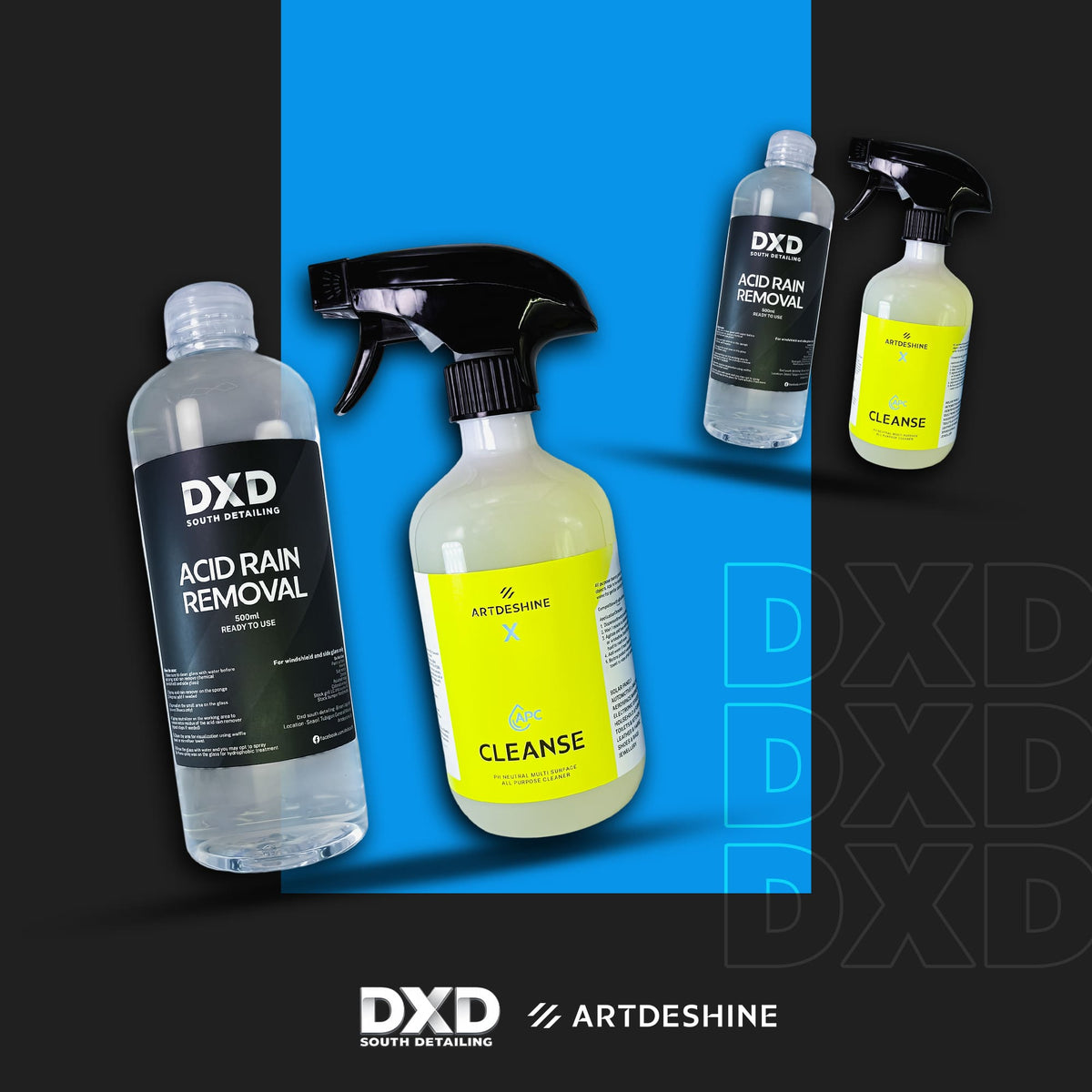Acid Rain Remover (500ml) + APC Cleanse (500ml)
